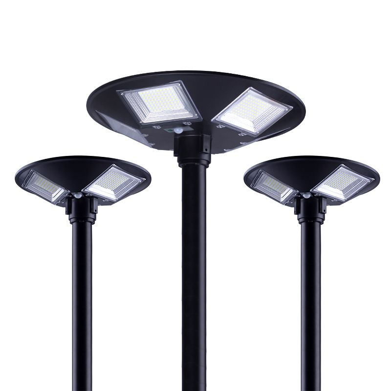 IP65 UFO Solar Power Garden Street Light Lamp Sensore umano 