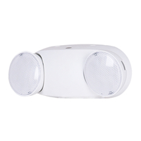 Backup a batteria antincendio ricaricabile automatico Luce di emergenza a doppia testa