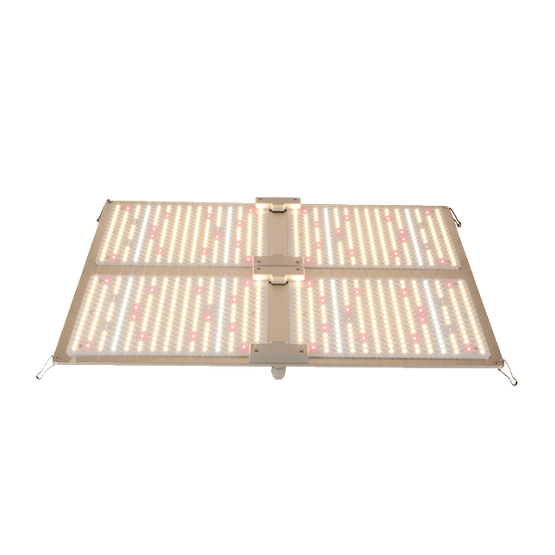Luce di coltivazione a LED dimmerabile pieghevole a 8 barre per l'agricoltura di piante da interno a spettro completo 