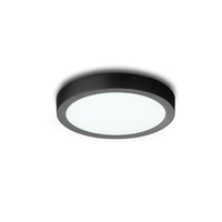 Lampada da pannello a LED rotonda di colore nero a soffitto di alta qualità